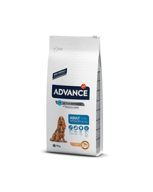ADVANCE Medium Adult 14 kg hrana uscata caini adulti talie medie