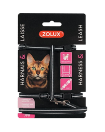 ZOLUX Kit de plimbare pentru pisici, negru