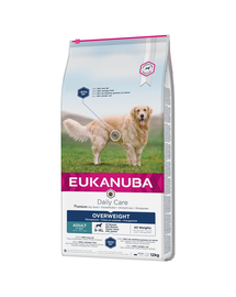 EUKANUBA Daily Care Overweight Adult Dog 12 kg Hrana caini supraponderali pentru pierderea in greutate
