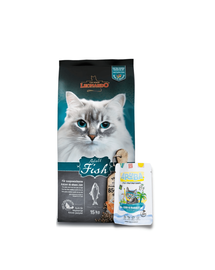 LEONARDO Adult Ocean Fish & Rice 15 kg + ARUBA Cat hrana umeda pisica 70 g