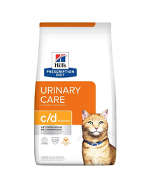 HILL'S Prescription Diet C/D Multicare Feline hrana dietetica pentru pisici cu afectiuni renale, cu pui 3 kg