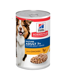 HILL'S Science Plan Canine Mature Adult Chicken 370 g Conserva pentru caini maturi si seniori, cu pui