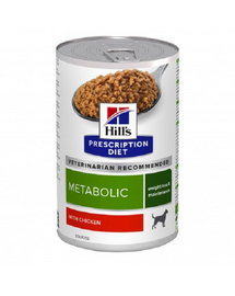 HILL'S Prescription Diet Canine Metabolic 370g hrana umeda pentru caini supraponderali
