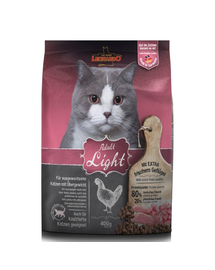 LEONARDO Adult Light hrana uscata pentru pisici adulte supraponderale 0,4 kg