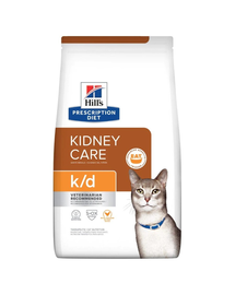 HILL'S Prescription Diet Cat K/D Kidney Care hrana dietetica pisici pentru protejarea functie renale 3 kg