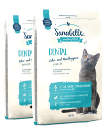 SANABELLE Hrana uscata pentru pisicile adulte cu probleme dentale 20 kg (2 x 10 kg)