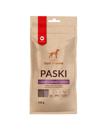 MACED Super Premium Recompense pentru caini, cu iepure, mar si sfecla rosie 100g