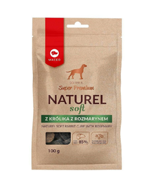 MACED Super Premium Naturel Soft recompense pentru caini cu iepure si rozmarin 100g