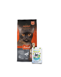 LEONARDO Adult Duck&Rice hrana uscata pisici adulte, rata si orez 15 kg + ARUBA Cat Organic 70 gr CADOU