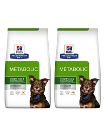 HILL'S Prescription Diet Canine Metabolic 8 kg (2 x 4 kg) hrana uscata caini supraponderali
