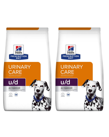 HILL'S Prescription Diet Canine U/D Urinary Care 20 kg (2x10 kg) hrana dietetica caini cu afectiuni rezultate din urolitiaza