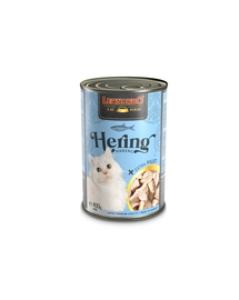 LEONARDO conserve hrana umeda pisica, hering 6x400 g