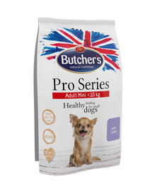 BUTCHER'S Dog ProSeries Adult Hrană uscată cu miel pentru talie mică 800 g