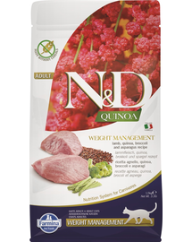 FARMINA N&D Quinoa Cat Weight Management cu miel și broccoli 1.5 kg