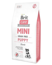 BRIT Care Mini Grain Free Mini Puppy Lamb hrana uscata caini juniori talie mica, cu miel 7 kg