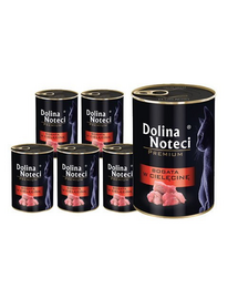 DOLINA NOTECI Premium Bogata in vitel pentru pisici adulte 12x400 g