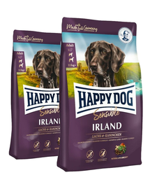 HAPPY DOG Supreme Ireland 8 kg (2x4 kg) hrana caini, somon si iepure