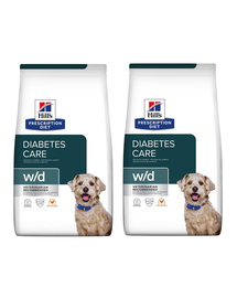 HILL'S Prescription Diet w/d Canine 8 (2x4 kg) pentru caini sterilizati
