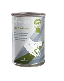 TROVET Unique Protein Horse UPH dieta veterinara monoproteica 12x400 g caini si pisici, cal