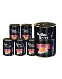 DOLINA NOTECI Premium Bogata in somon conserve pisica 12x400 g