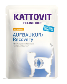 KATTOVIT Feline Diet Recovery Chicken hrana umeda dietetica pentru pisici in convalescenta, cu pui 85 g