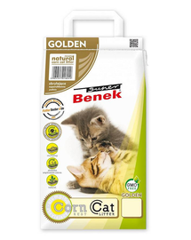 BENEK Super Corn Cat Golden Asternut din porumb pentru litiera 25 l