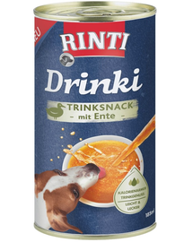RINTI Drinki hrana lichia pentru caini 24x185ml cu rata