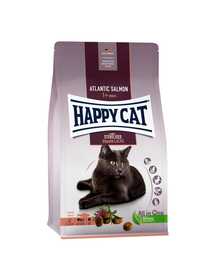 HAPPY CAT Sterilised hrana uscata pentru pisici adulte sterilizate, cu somon si pasare 10 kg