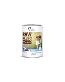VETEXPERT Raw Paleo Cod Puppy Can Hrana umeda catei, cu cod 400g