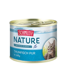 SCHMUSY Nature ton in aspic, pentru pisici 12x185 g