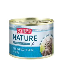 SCHMUSY Nature ton in aspic, hrana pisica 24x185 g