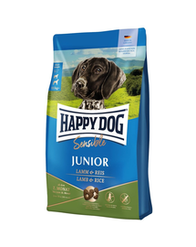 HAPPY DOG Sensible Junior Hrana caini juniori, cu miel si orez 4kg