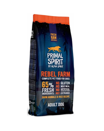 PRIMAL SPIRIT Rebel Farm hrana semi-moale caini adulti, cu pui si peste 12 kg