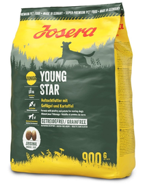 JOSERA Junior YoungStar Grainfree hrana uscata fara cereale pentru caini juniori  5 x 900g