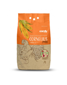 COMFY Cornelius Substrat universal de porumb pentru custi si voliere 7L Petit cu miros de capsuna salbatica