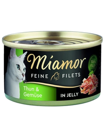 MIAMOR Feine Filets hrana umeda pisici, file ton cu legume 100 g