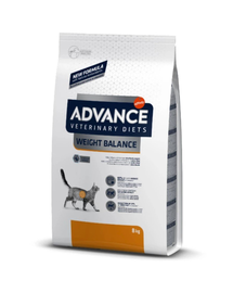 ADVANCE DIET Weight Balance 8kg hrana dietetica pisici pentru controlul greutatii