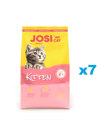 JOSERA JosiCat Kitten Hrana uscata pisoi, cu pasare 7x650 g