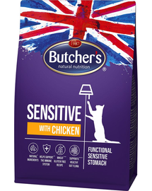 Butcher’s Sensitive hrana uscata pentru pisici adulte sensibile, cu pui 800 g