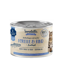 SANABELLE Trout&Beef 195 g conserva cu pastrav si vita pentru pisica