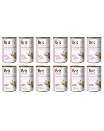 BRIT Veterinary Diet Hypoallergenic Salmon&Pea pentru caini cu alergie 12x400 g hrana dietetica