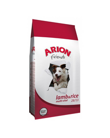 ARION Friends Multi-vital Lamb&Rice 28/13 15 kg hrana completa caini adulti