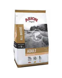 ARION Grain Free Adult Salmon&Potato 12kg Sac hrana pentru caini, cu somon si cartofi