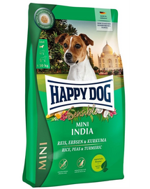HAPPY DOG Sensible Mini India 4kg mazăre, orez și turmeric