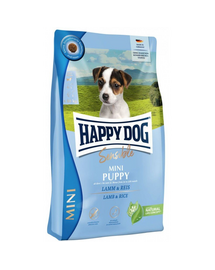 HAPPY DOG Sensible Mini Puppy 4kg Hrana uscata pentru catei talie mica, cu miel si orez