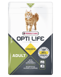 VERSELE-LAGA Opti Life Cat Adult Chicken 2.5 kg hrana pisica adulta, cu pui