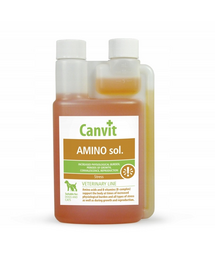 CANVIT Amino Sol. 250ml Supliment nutritiv cu aminoacizi pentru regenerare, pentru caini si pisici