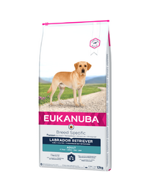 EUKANUBA Adult Breeds Specific Labrador Retriever Chicken hrana uscata caini Labrador Retriever adulti, cu pui 12 kg