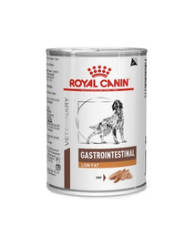 ROYAL CANIN Veterinary Gastrointestinal Low Fat 420 g pate pentru caini cu afectiuni gastrointestinale
