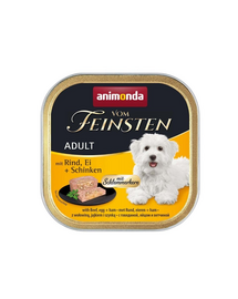 ANIMONDA Vom Feinsten Pate vită cu ouă și șuncă 150 g